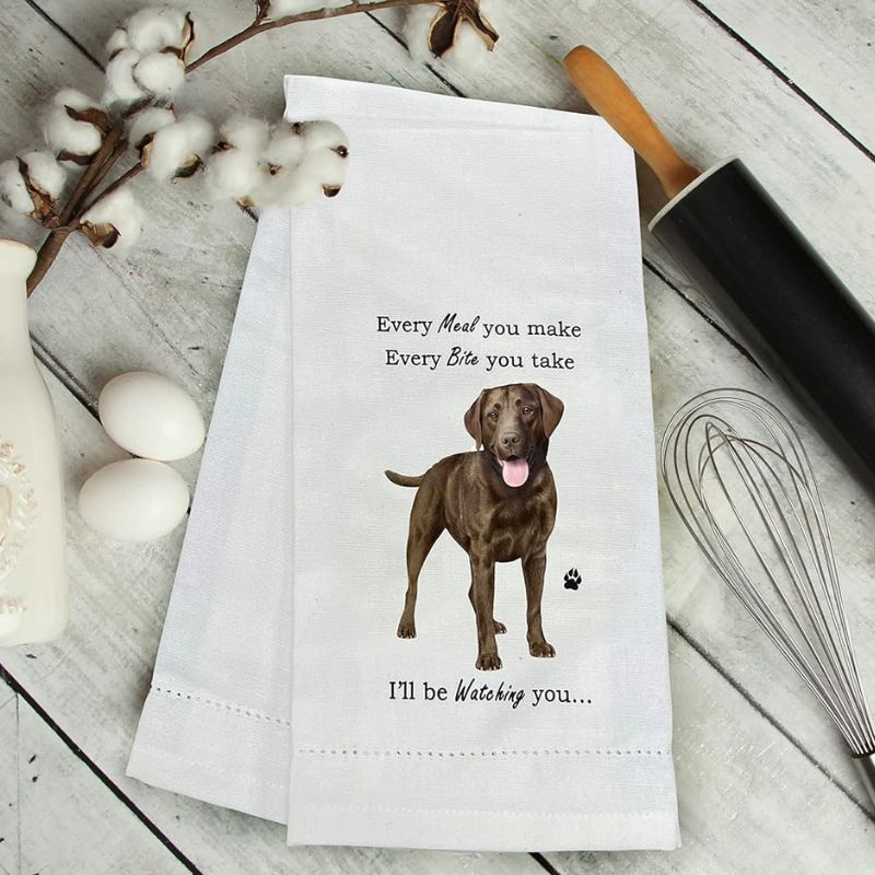 Labrador Chocolate Kitchen Towel